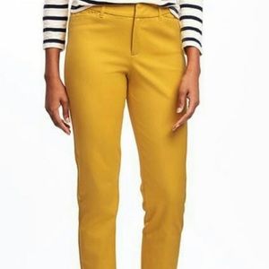 Old Navy Mustard “Harper” Mid-Rise Pants - Size 14